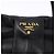 Borsa a mano PRADA Ribbon in pelle nera e oro Auth 202973V Nero D'oro - vista 20