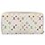 LOUIS VUITTON Monogram Multicolor Zippy Long Wallet White M60241 LV Auth BA15741 Bianco - vista 2