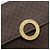 Céline Borsa a tracolla rotonda CELINE Macadam Canvas PVC Pelle Marrone Oro Auth 202958 D'oro - vista 19