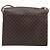 Céline Borsa a tracolla rotonda CELINE Macadam Canvas PVC Pelle Marrone Oro Auth 202958 D'oro - vista 2
