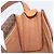 Céline Borsa a tracolla rotonda CELINE Macadam Canvas PVC Pelle Marrone Oro Auth 202958 D'oro - vista 21