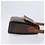 Céline Borsa a tracolla rotonda CELINE Macadam Canvas PVC Pelle Marrone Oro Auth 202958 D'oro - vista 3
