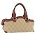 Céline CELINE Handtasche Canvas Beige Gold Tone Auth 201139A