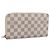 LOUIS VUITTON Damier Azur Zippy Organizer Long Wallet N60012 LV Auth 203024V