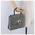 Borsa Valextra in camoscio grigio tono oro Auth 201257 Marrone - vue 25
