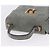 Borsa Valextra in camoscio grigio tono oro Auth 201257 Marrone - vue 6