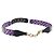 Tracolla GUCCI in pelle Viola Nero Auth 202818V Porpora