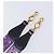 Tracolla GUCCI in pelle Viola Nero Auth 202818V Porpora - vista 5