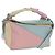 Borsa a mano LOEWE Puzzle Bag in pelle nera argento Auth 200783SM Nero