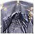 Borsa a mano arricciata PRADA Nylon 2way Nero Oro Auth 202889A D'oro - vista 22