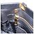 Borsa a mano arricciata PRADA Nylon 2way Nero Oro Auth 202889A D'oro - vista 23