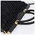 Borsa a mano arricciata PRADA Nylon 2way Nero Oro Auth 202889A D'oro - vista 6