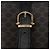 16 Céline Borsa Tote CELINE Macadam Canvas PVC Pelle Nero Oro Auth 203439V D'oro - vista 18
