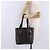 16 Céline Borsa Tote CELINE Macadam Canvas PVC Pelle Nero Oro Auth 203439V D'oro - vista 27