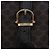16 Céline Borsa Tote CELINE Macadam Canvas PVC Pelle Nero Oro Auth 203439V D'oro - vista 9