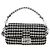 FENDI Newbucket Mamma Baguette Bolso de hombro de lana 2way Negro Plata Auth 202909SAV - vista 13