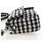 FENDI Newbucket Mamma Baguette Bolso de hombro de lana 2way Negro Plata Auth 202909SAV - vista 3