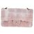 Borsa CHANEL Double Flap Chain Matelasse 25 Tweed Pink Gold CC Auth BA15645SM Rosa D'oro - vista 13