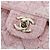 Borsa CHANEL Double Flap Chain Matelasse 25 Tweed Pink Gold CC Auth BA15645SM Rosa D'oro - vista 18
