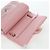 Borsa CHANEL Double Flap Chain Matelasse 25 Tweed Pink Gold CC Auth BA15645SM Rosa D'oro - vista 19