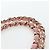 Borsa CHANEL Double Flap Chain Matelasse 25 Tweed Pink Gold CC Auth BA15645SM Rosa D'oro - vista 8