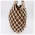 PRADA Tote Bag aus Strickstoffen Beige Silver Auth 202904SAM Silber - Ansicht 3