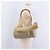 Céline CELINE Macadam Canvas Schultertasche PVC Beige Gold Auth 199837V Golden - Ansicht 26