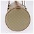Céline CELINE Macadam Canvas Schultertasche PVC Beige Gold Auth 199837V Golden - Ansicht 3