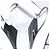 Borsa a tracolla con catena CHANEL Matelasse Raso Bianco CC Auth 200773SM - vista 21