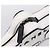 Borsa a tracolla con catena CHANEL Matelasse Raso Bianco CC Auth 200773SM - vista 9