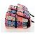 Borsa a tracolla CHANEL Chain Matelasse 20 Tweed Orange Gold CC Auth BA15643SM - vista 4