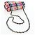 Borsa a tracolla CHANEL Chain Matelasse 20 Tweed Orange Gold CC Auth BA15643SM - vista 7