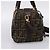 Borsa a mano FENDI Zucca Canvas 2way Brown Gold Auth 202934 Marrone D'oro - vista 3