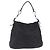 Borsa a tracolla BOTTEGA VENETA INTRECCIATO in pelle nera e oro 125263 Auth 200439V Nero D'oro