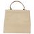 Borsa a mano GUCCI in pelle 2way Beige Gold Auth 197623 D'oro - vista 2
