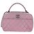 Borsa CHANEL Trendy CC Matelasse con catena in pelle d'agnello 2way Rosa CC Auth 202938SAM Argento - vista 13