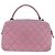 Borsa CHANEL Trendy CC Matelasse con catena in pelle d'agnello 2way Rosa CC Auth 202938SAM Argento - vista 2
