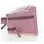 Borsa CHANEL Trendy CC Matelasse con catena in pelle d'agnello 2way Rosa CC Auth 202938SAM Argento - vista 3