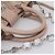 Borsa a tracolla Miu Miu Matelassé con catena in pelle 2way Rosa Argento Auth 202582V - vista 7