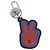 LOUIS VUITTON Porte Cles College LV League Peace Out Red M62753 LV Auth 202479A Argento Rosso - vista 2