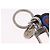 LOUIS VUITTON Porte Cles College LV League Peace Out Red M62753 LV Auth 202479A Argento Rosso - vista 6