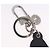 LOUIS VUITTON Porte Cles College LV League Peace Out Red M62753 LV Auth 202479A Argento Rosso - vista 8