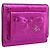 Cartera CHANEL Cuero Rosa Plata CC Auth 203048V