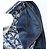 Pouch saddle Christian Dior Trotter Canvas Navy Gold Auth 203040A D'oro Blu navy - vista 11