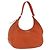 PRADA Schultertasche Vittero Dino Leather Orange Gold Auth 200974SAM Golden