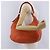 PRADA Schultertasche Vittero Dino Leather Orange Gold Auth 200974SAM Golden - Ansicht 25