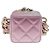 CHANEL Matelasse Chain Shoulder Pouch Lamb Skin Gold Silver CC Auth bs36858SAM Argento D'oro - vista 2
