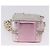 CHANEL Matelasse Chain Shoulder Pouch Lamb Skin Gold Silver CC Auth bs36858SAM Argento D'oro - vista 5