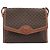 Céline Borsa a tracolla CELINE Macadam PVC Pelle Marrone Tono Oro Auth 201420 - vista 13