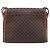 Céline Borsa a tracolla CELINE Macadam PVC Pelle Marrone Tono Oro Auth 201420 - vista 2
